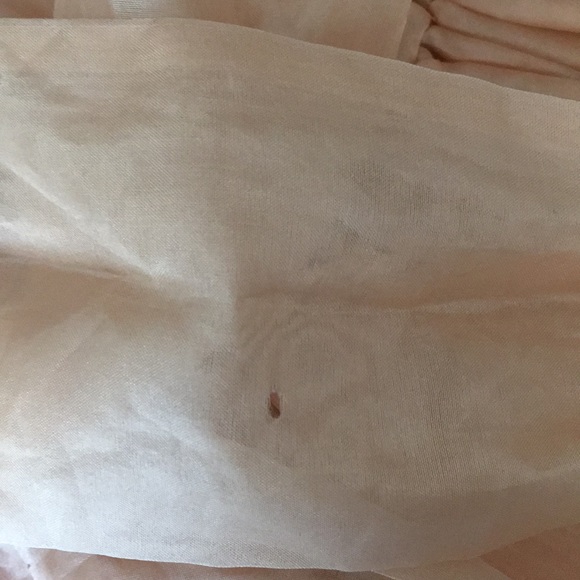 Moda international peach silk ruffle top - Picture 6 of 7